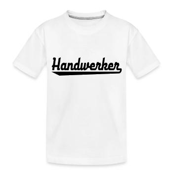 Handwerker - Kinder Premium Bio T-Shirt - Weiß - Vorne
