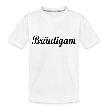 Bräutigam - Kinder Premium Bio T-Shirt - Weiß - Vorne