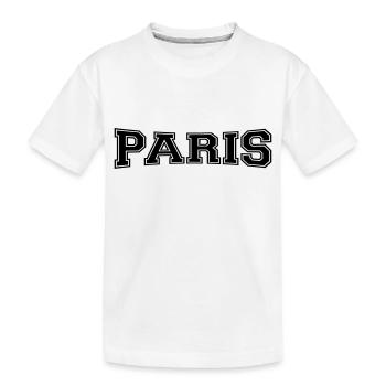 Paris - T-shirt bio Premium Enfant - blanc - Devant