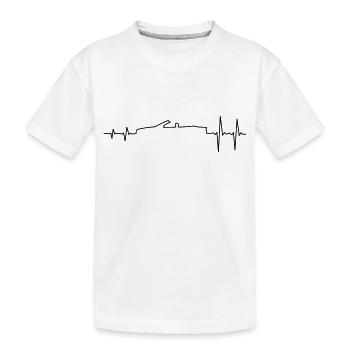 Sportwagen Puls Cabrio E46 - Kinder Premium Bio T-Shirt - Weiß - Vorne