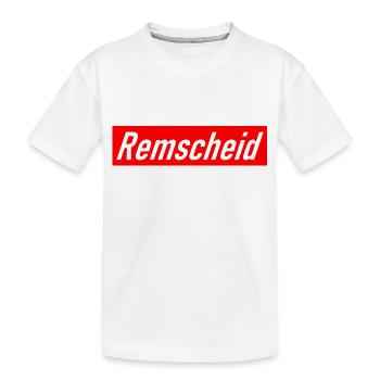 Remscheid - Slogan - Deutschland - Germany - NRW - Kinder Premium Bio T-Shirt - Weiß - Vorne