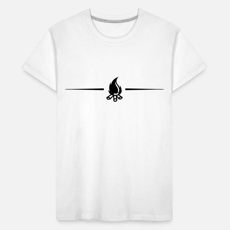 Ligne de feu de camp T-shirt bio Premium Enfant