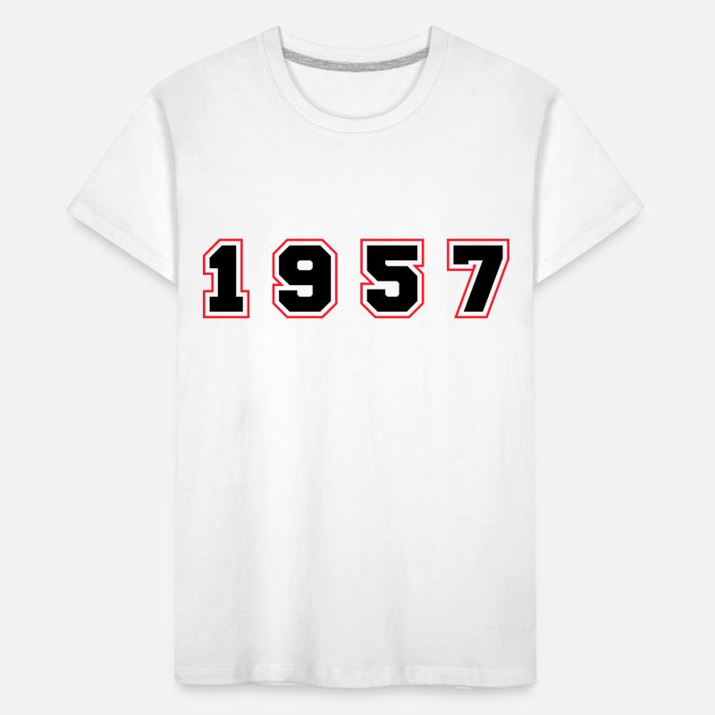 1957 Year Number Kids' Premium Organic T-Shirt