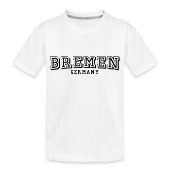 Bremen - Kids' Premium Organic T-Shirt - white - Front