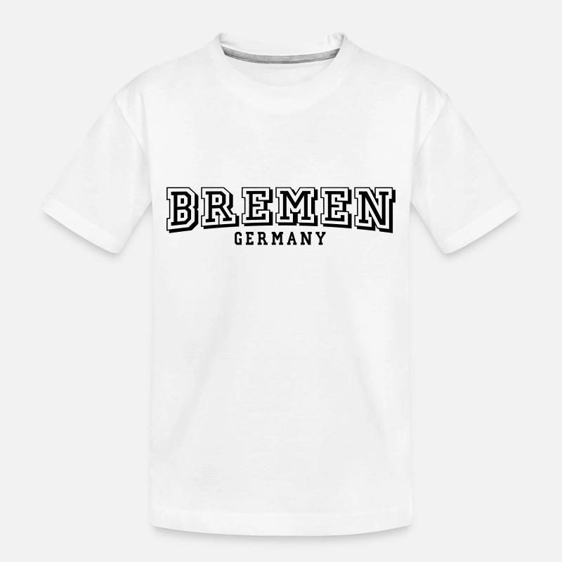Bremen - Kinder Premium Bio T-Shirt - Weiß