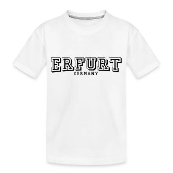 Erfurt - Kinder Premium Bio T-Shirt - Weiß - Vorne