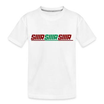 SIIIR SIIIR SIIIR - T-shirt bio Premium Enfant - blanc - Devant