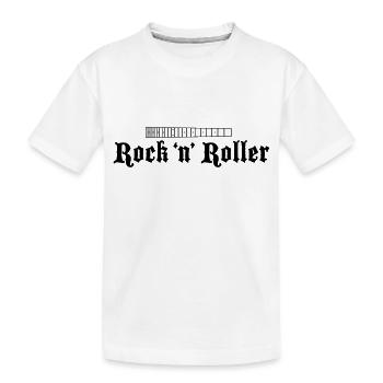 Guitare Fretboard Small Black - T-shirt bio Premium Enfant - blanc - Devant