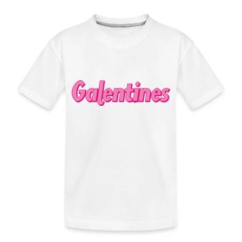 Galentine - Kinder Premium Bio T-Shirt - Weiß - Vorne