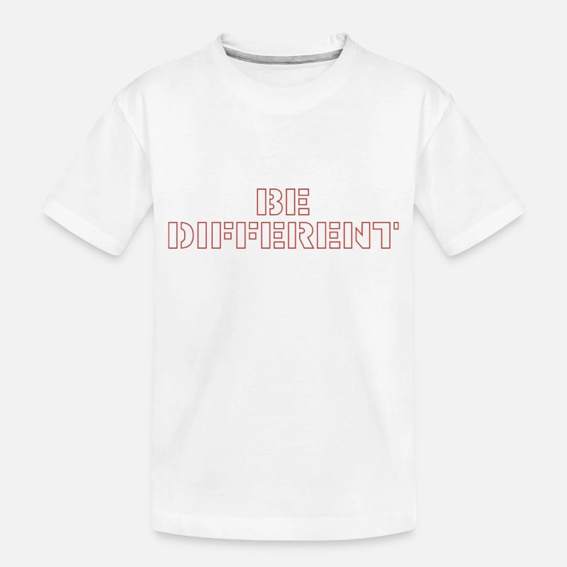 be different - Kinder Premium Bio T-Shirt - Weiß