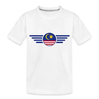 T-shirt de conception de style malaisien - T-shirt bio Premium Enfant - blanc - Devant