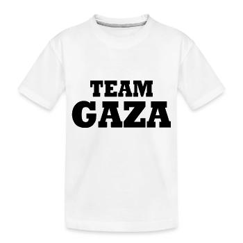 Team gaza - T-shirt bio Premium Enfant - blanc - Devant