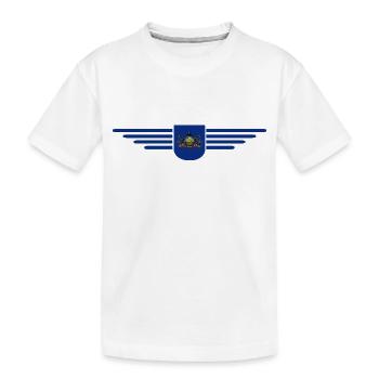 T-shirt de fan de Pennsylvanie - Parfait pour les fans - T-shirt bio Premium Enfant - blanc - Devant