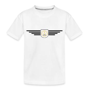 T-shirt Rhode Island Fan – Élégant et unique - T-shirt bio Premium Enfant - blanc - Devant