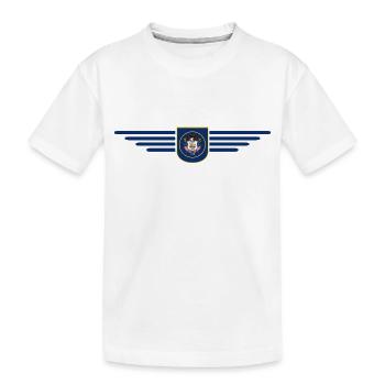 T-shirt Utah Fan – Nature & Liberté - T-shirt bio Premium Enfant - blanc - Devant