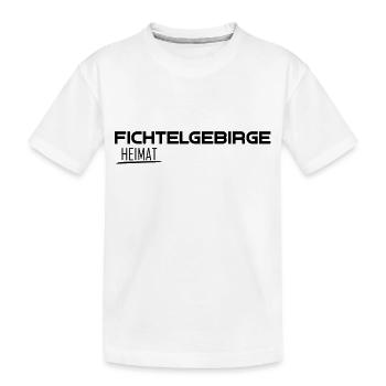 Fichtelgebirge Heimat - Kinder Premium Bio T-Shirt - Weiß - Vorne