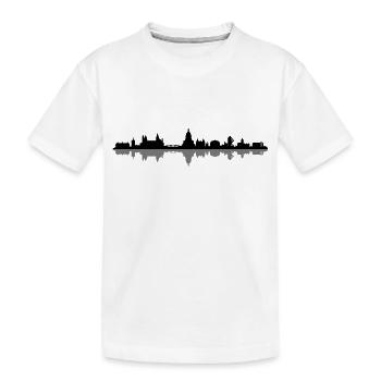 Skyline - Mainz - Kinder Premium Bio T-Shirt - Weiß - Vorne