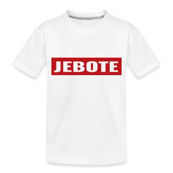 Balkan Spruch - Jebote bre - Kinder Premium Bio T-Shirt - Weiß - Vorne