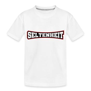 Seltenheit Selten Spruch Motto - Kinder Premium Bio T-Shirt - Weiß - Vorne