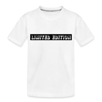 limited edition - Kinder Premium Bio T-Shirt - Weiß - Vorne