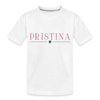 Pristina, Kosovo Style Design T-Shirt - Kids' Premium Organic T-Shirt - white - Front