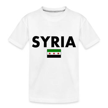 Syrie - T-shirt bio Premium Enfant - blanc - Devant