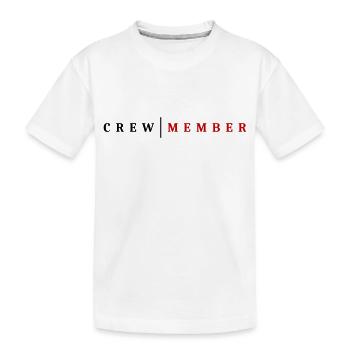 Membre d’équipage - T-shirt bio Premium Enfant - blanc - Devant