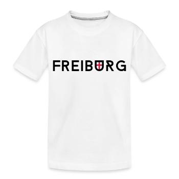 freiburg - Kinder Premium Bio T-Shirt - Weiß - Vorne