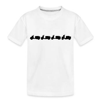 IWL Pitty+Wiesel+Berlin+Troll - Kinder Premium Bio T-Shirt - Weiß - Vorne