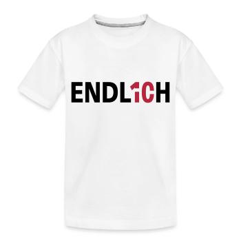Endlich 10 Zehnter Geburtstag - Kinder Premium Bio T-Shirt - Weiß - Vorne