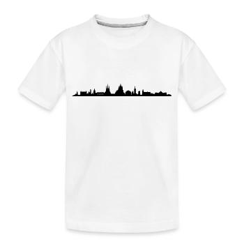 Skyline - Erfurt - Kinder Premium Bio T-Shirt - Weiß - Vorne