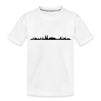 Skyline - Regensburg - Kinder Premium Bio T-Shirt - Weiß - Vorne