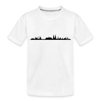 Skyline - Regensburg - Kinder Premium Bio T-Shirt - Weiß - Vorne