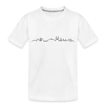 Skyline - Regensburg - Kinder Premium Bio T-Shirt - Weiß - Vorne