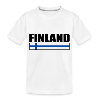 Finlande - T-shirt bio Premium Enfant - blanc - Devant