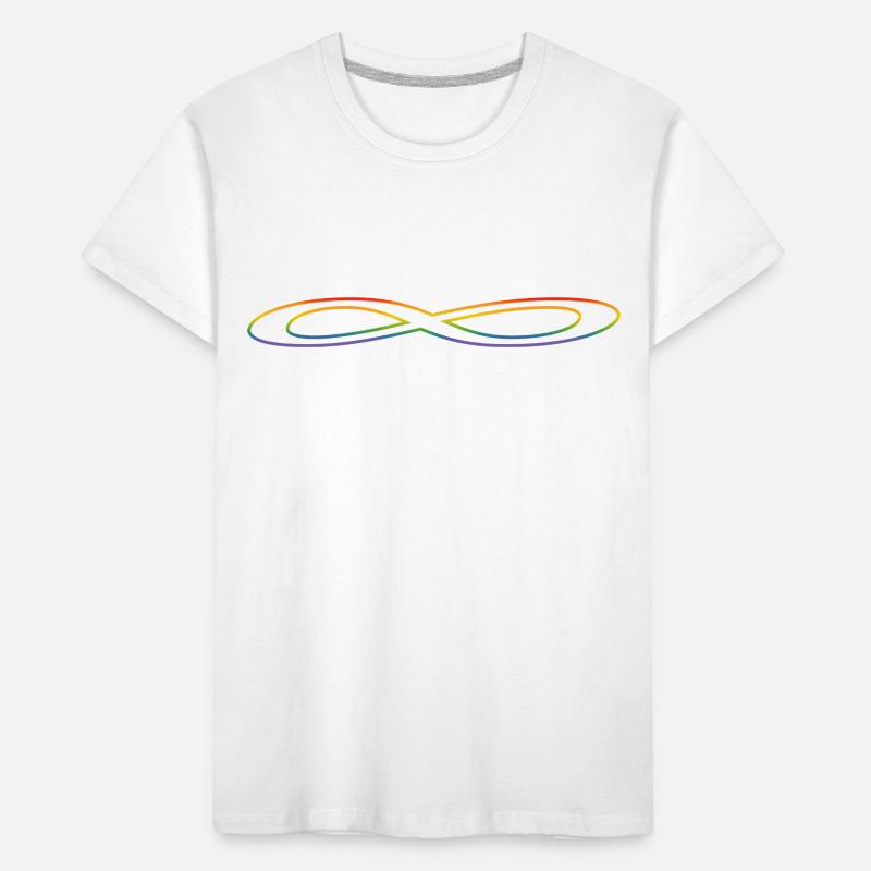 Rainbow Infinity Kids' Premium Organic T-Shirt