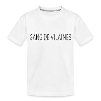 Gang de vilaines - T-shirt bio Premium Enfant - blanc - Devant
