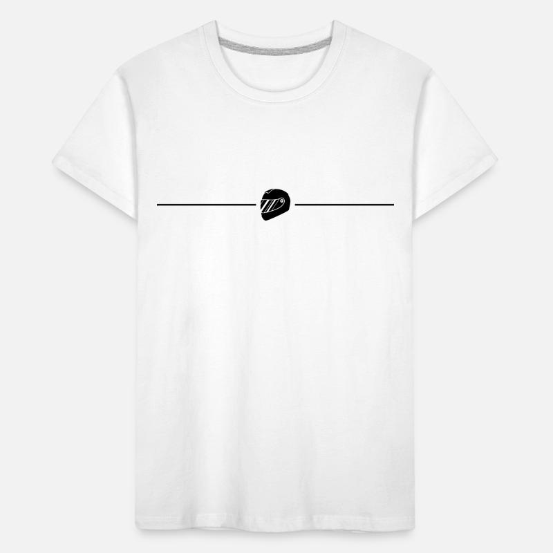 Ligne de course de barre de course T-shirt bio Premium Enfant