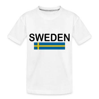 Suède - T-shirt bio Premium Enfant - blanc - Devant