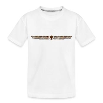 computer pc game technology gamer gaming modern - Kids' Premium Organic T-Shirt - white - Front