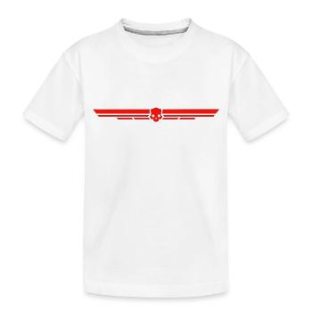 computer pc game technology gamer gaming modern - Kids' Premium Organic T-Shirt - white - Front