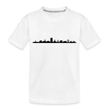 Skyline - Bochum - Kinder Premium Bio T-Shirt - Weiß - Vorne