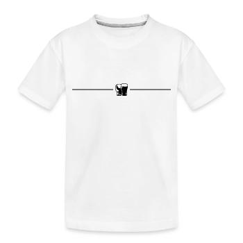 Ligne de gants de boxe - T-shirt bio Premium Enfant - blanc - Devant