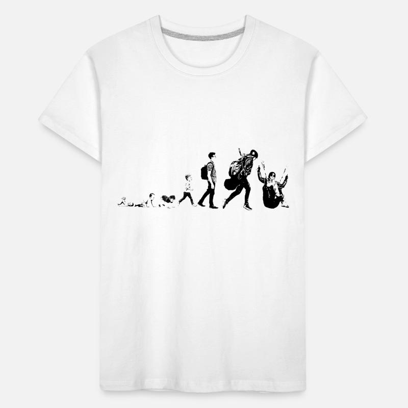Paragliding Evolution Kinder Premium Bio T-Shirt