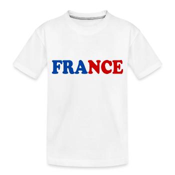 France - T-shirt bio Premium Enfant - blanc - Devant