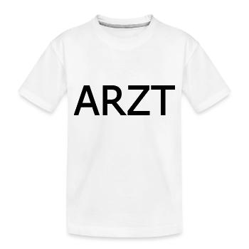 Arzt - Kinder Premium Bio T-Shirt - Weiß - Vorne
