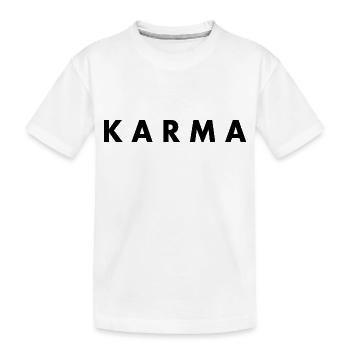 Karma - T-shirt bio Premium Enfant - blanc - Devant