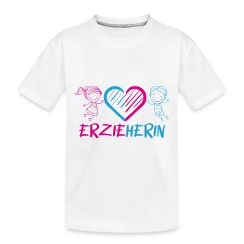 Maternelle Maternelle Profession Enseignant de maternelle - T-shirt bio Premium Enfant - blanc - Devant
