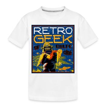 retro geek sf culte ciné - T-shirt bio Premium Enfant - blanc - Devant