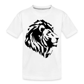 lion - T-shirt bio Premium Enfant - blanc - Devant